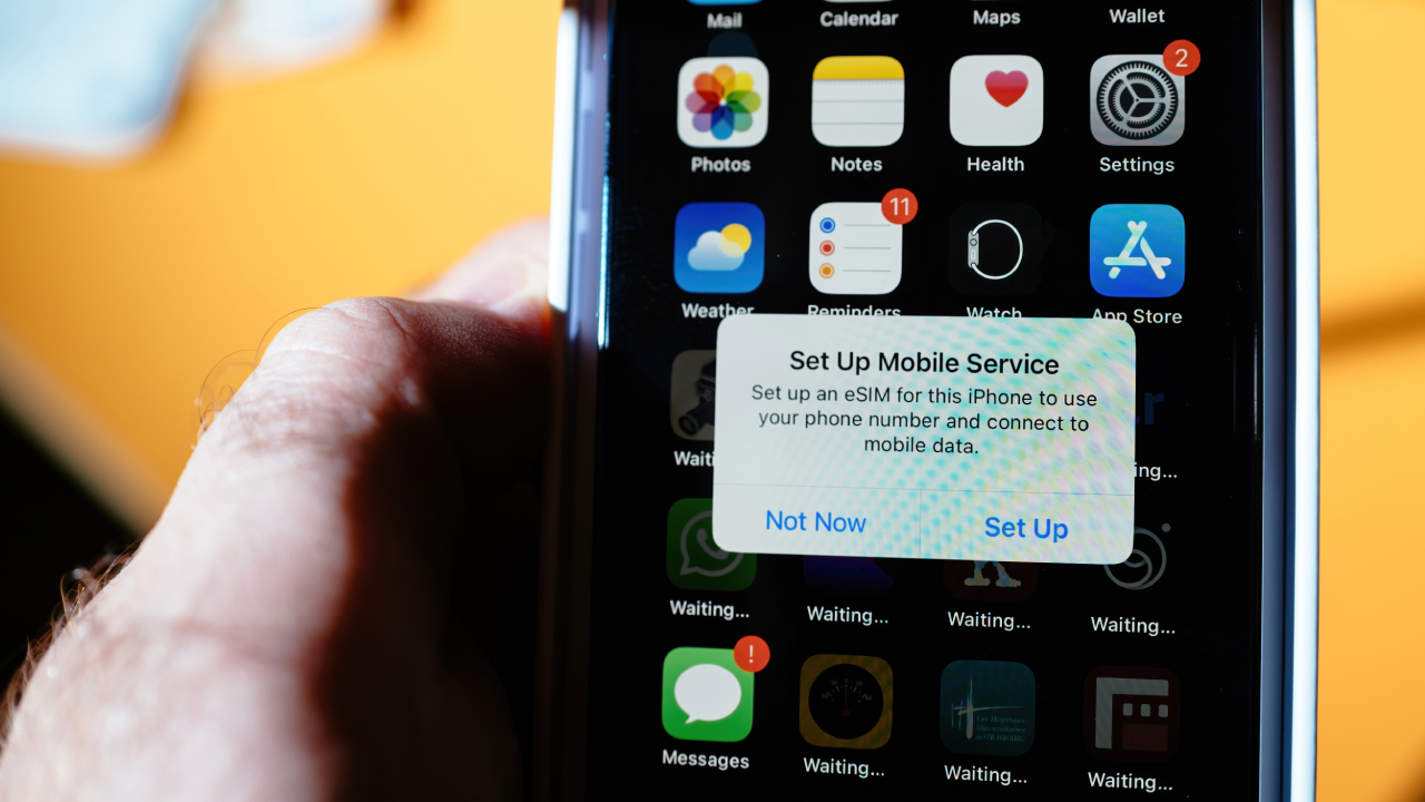 Configurare esim su iphone