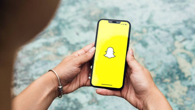 Snapchat smartphone