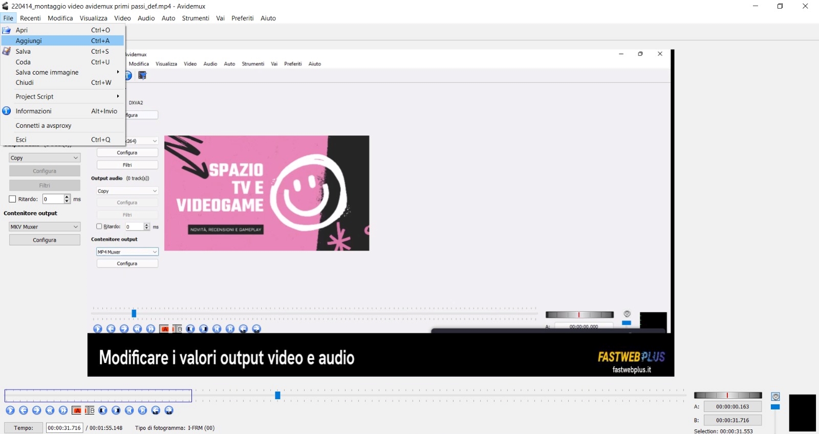 Aggiungere altri video in coda