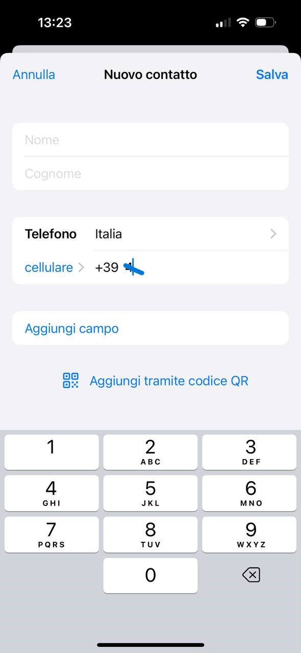 Aggiungere contatti su WhatsApp