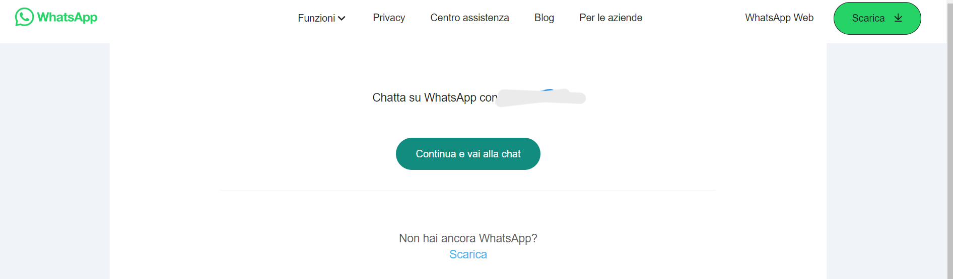 WhatsApp messaggi numeri non in rubrica WhatsApp messaggi numeri non in rubrica