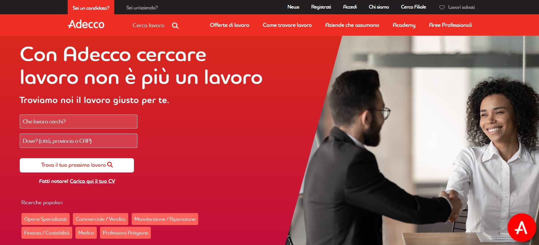 Adecco Italia sito