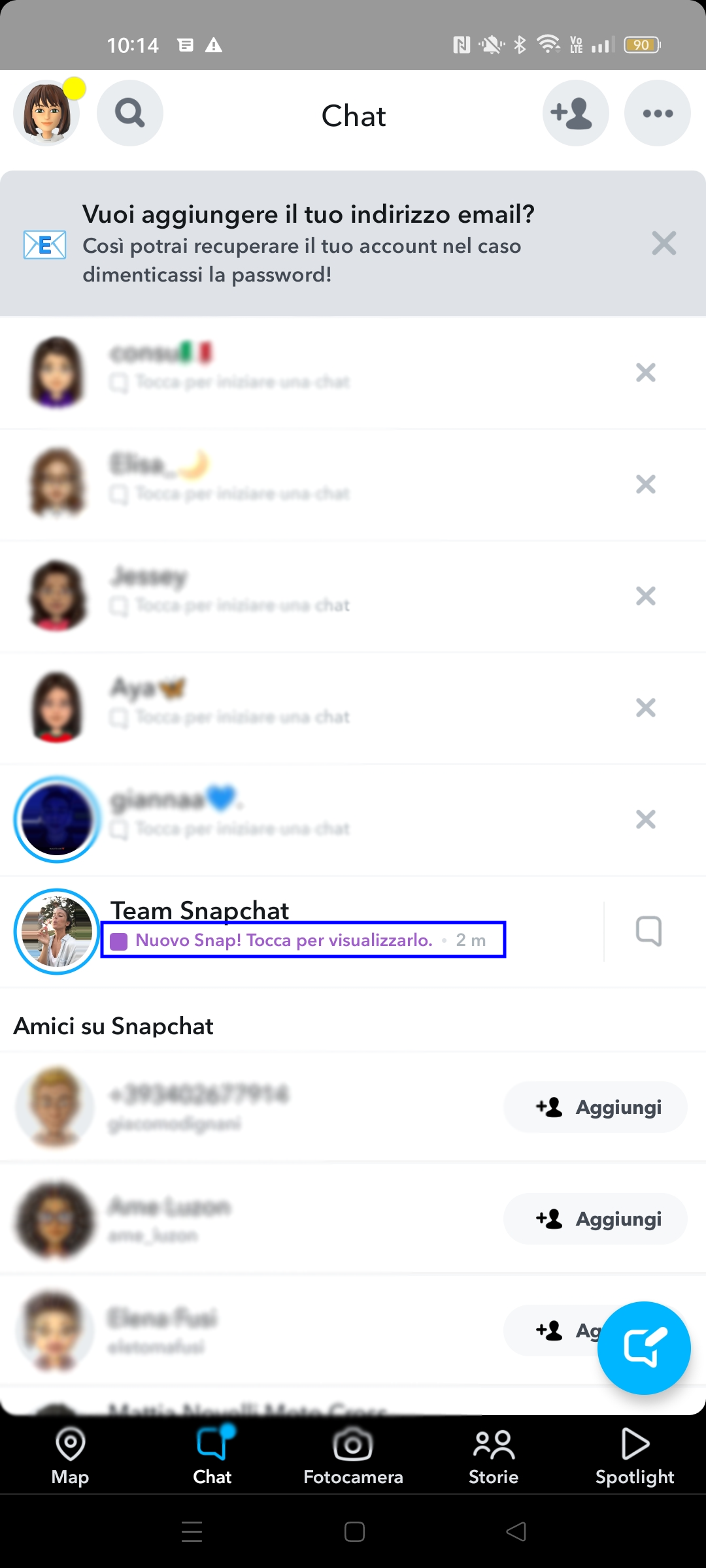 Snapchat visualizzare snap Snapchat visualizzare snap