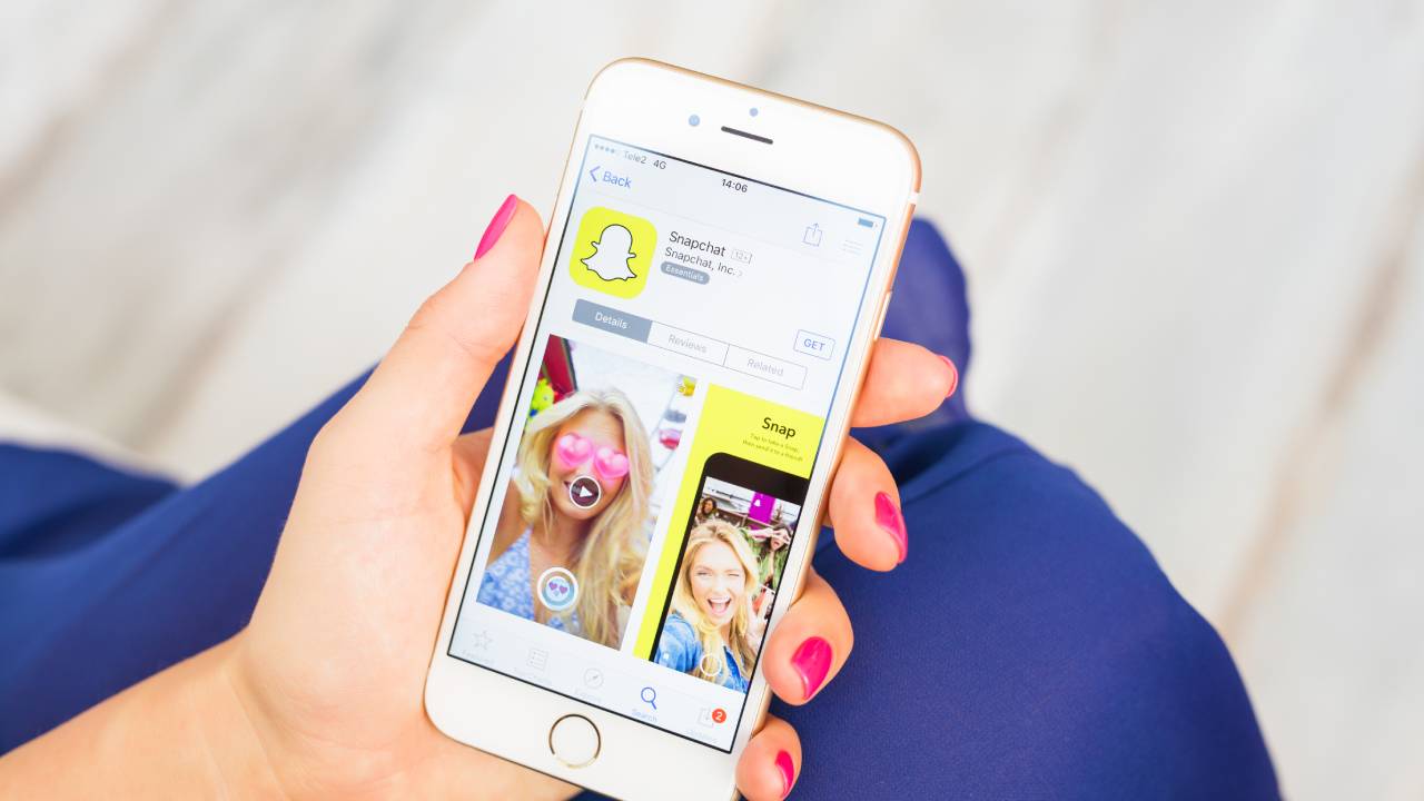 Snapchat applicazione Snapchat applicazione