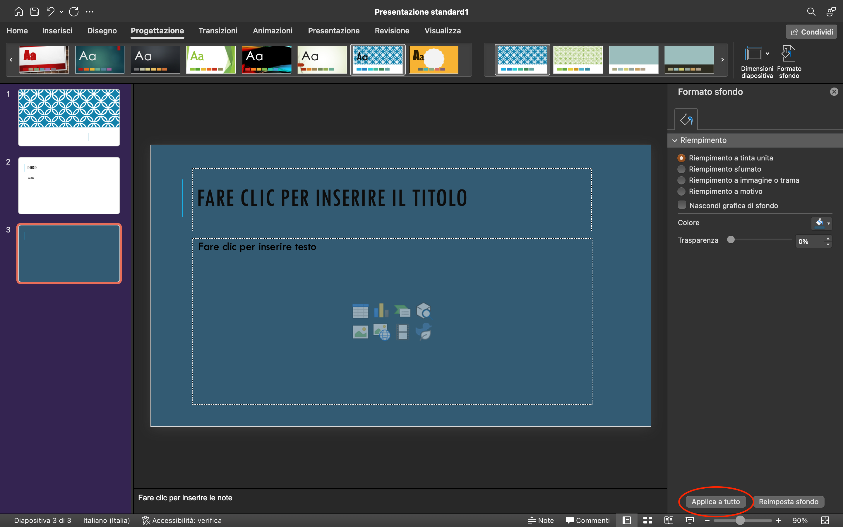 Modifica della presentazione PowerPoint Modifica della presentazione PowerPoint