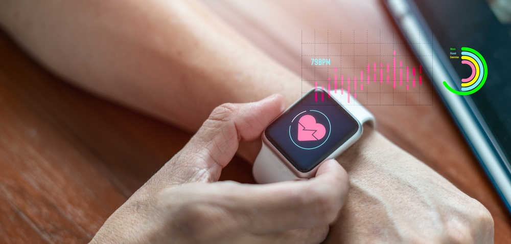 App monitoraggio cardiaco su smartwatch
