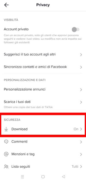 Come attivare la possibilità di scaricare video Come attivare la possibilità di scaricare video