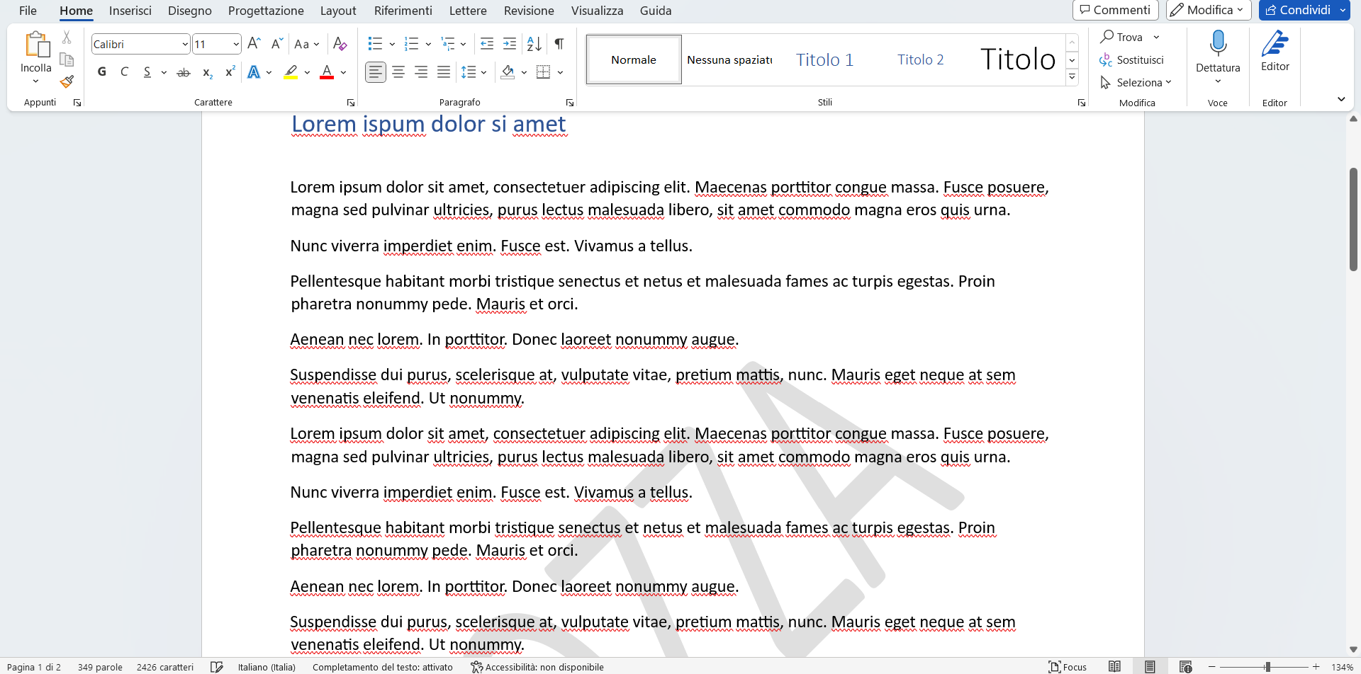 Rimuovere la filigrana da un PDF utilizzando Microsoft Word Rimuovere la filigrana da un PDF utilizzando Microsoft Word