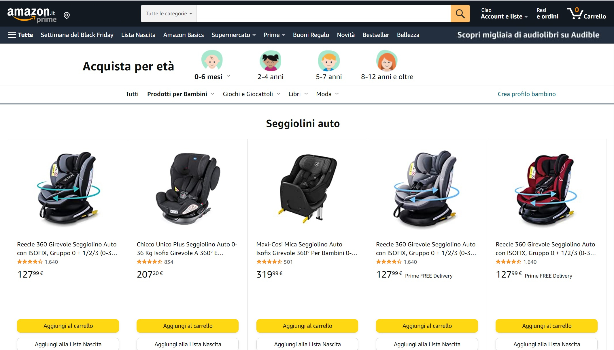 Aggiungere prodotti sulla lista nascita Amazon Aggiungere prodotti sulla lista nascita Amazon
