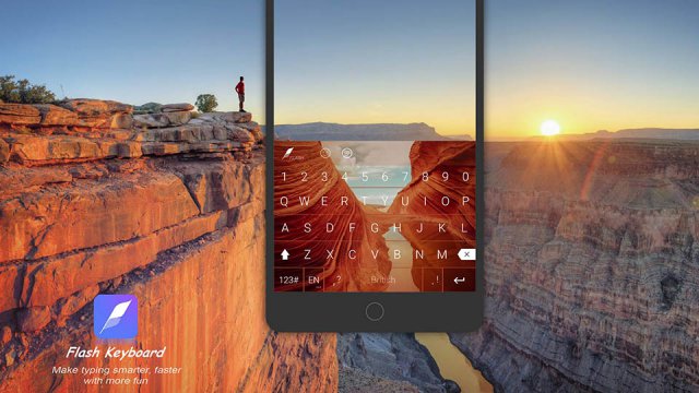 Tastiera Flash keyboard con sfondi personalizzabili