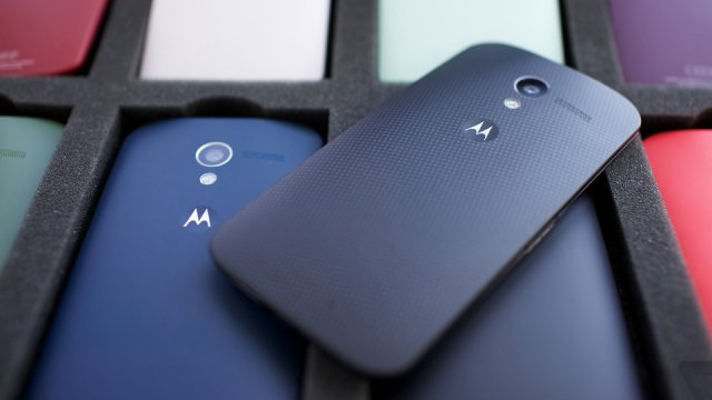 Il retro di Moto X, il primo vero Googlefonino