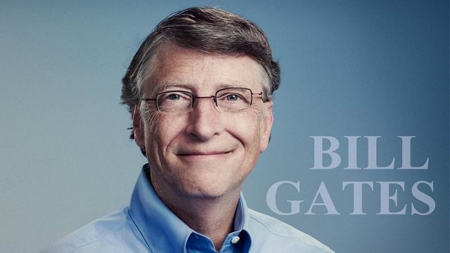 Un primo piano di Bill Gates