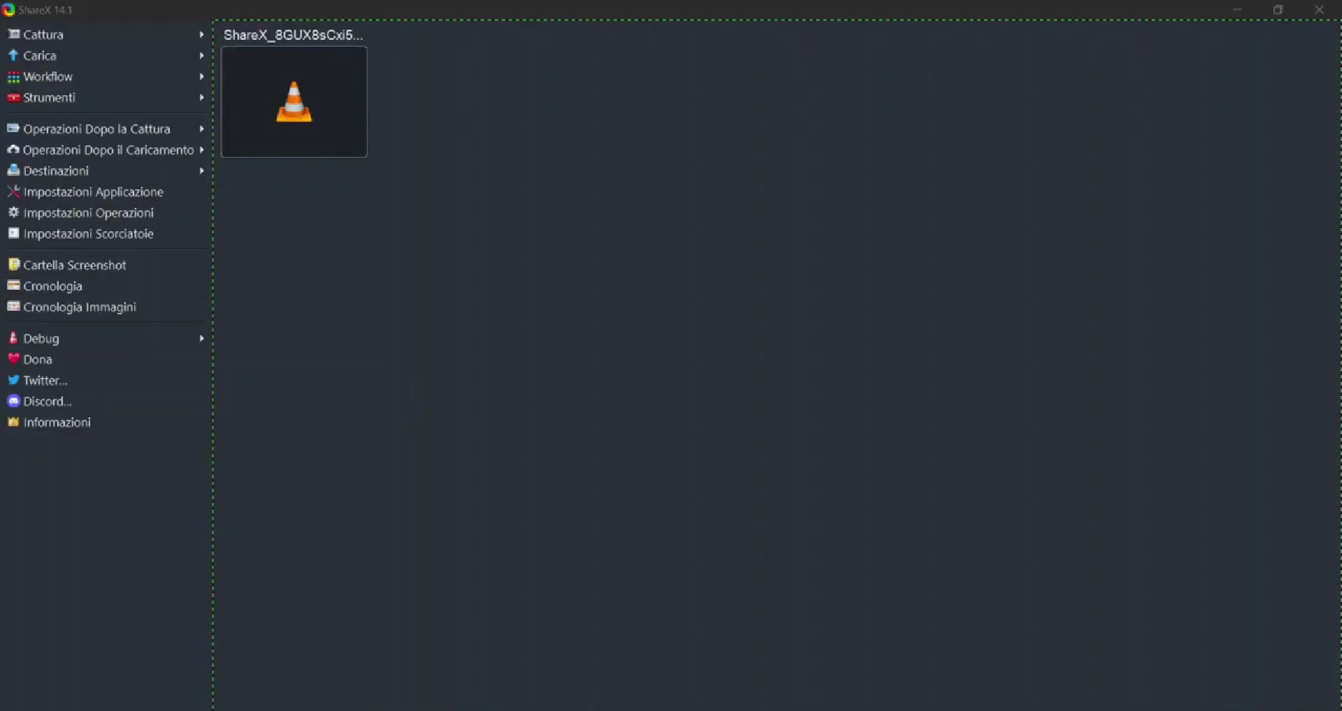 Screenrecording sharex procedimento Screenrecording sharex procedimento
