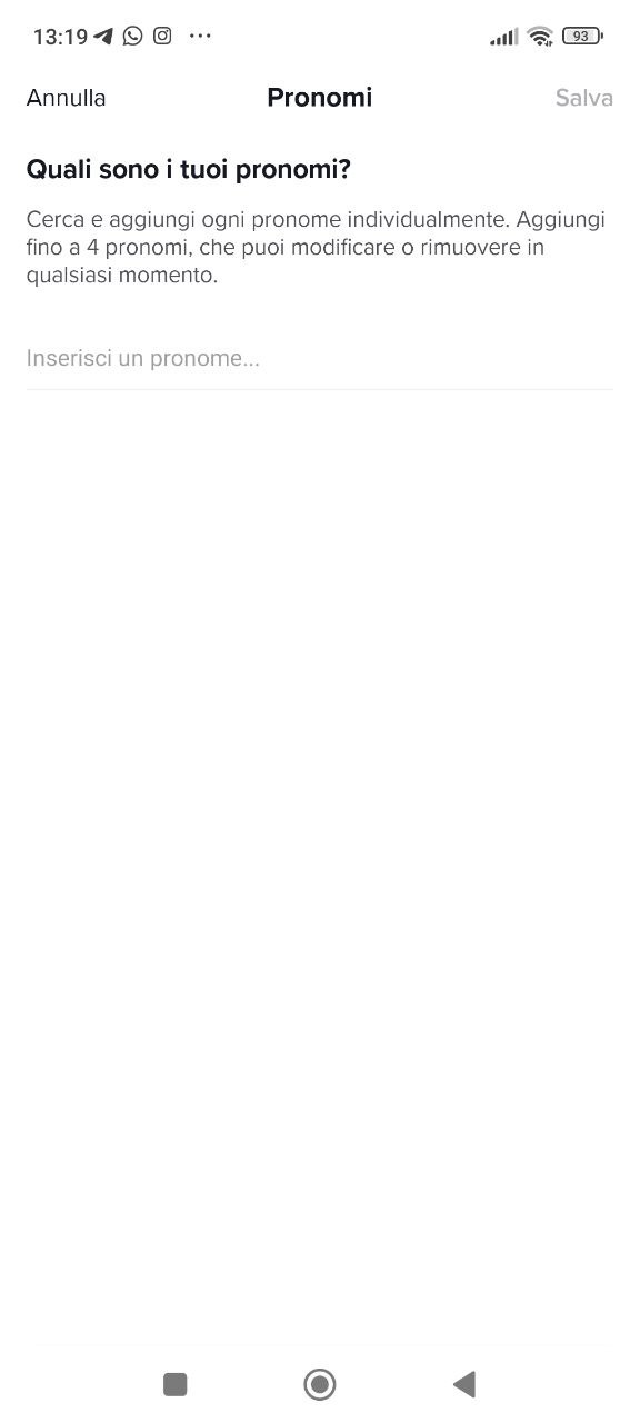 Pronomi su tiktok Pronomi su tiktok