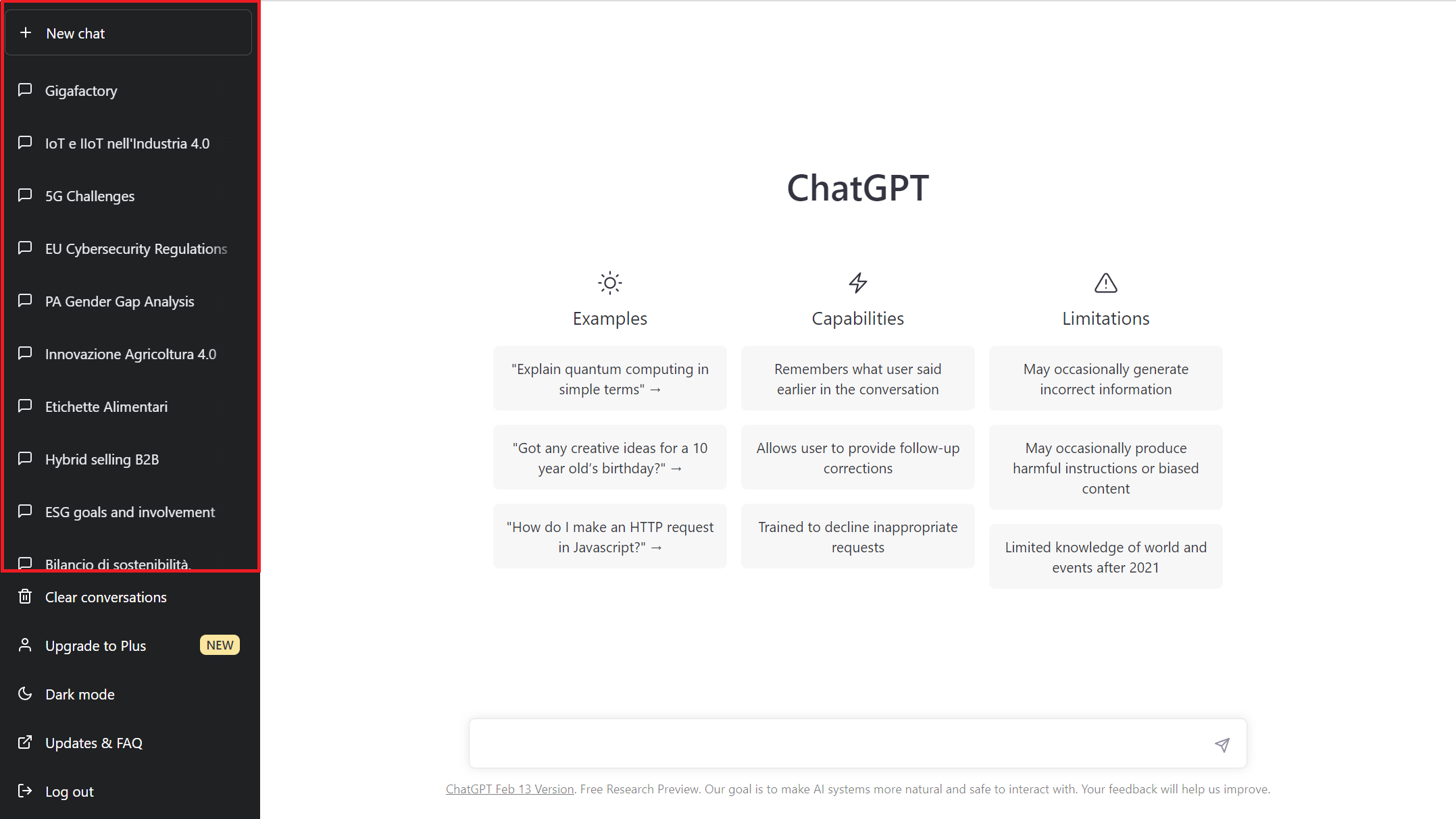 Salvare i thread Chat GPT Salvare i thread Chat GPT