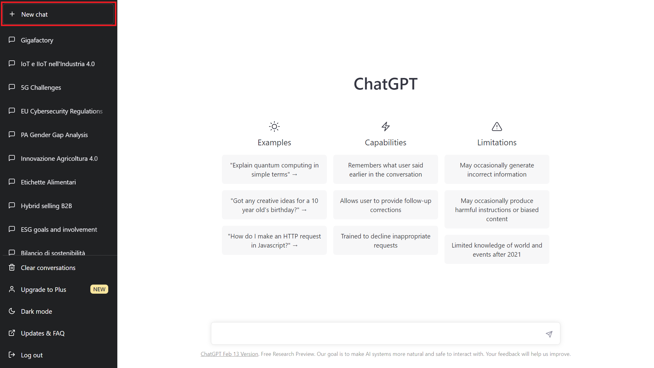 Come avviare una nuova chat Come avviare una nuova chat