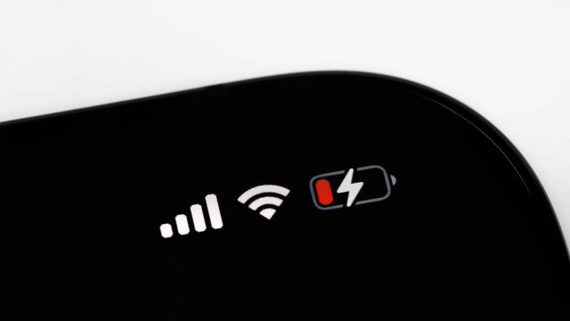 batteria scarica di iphone