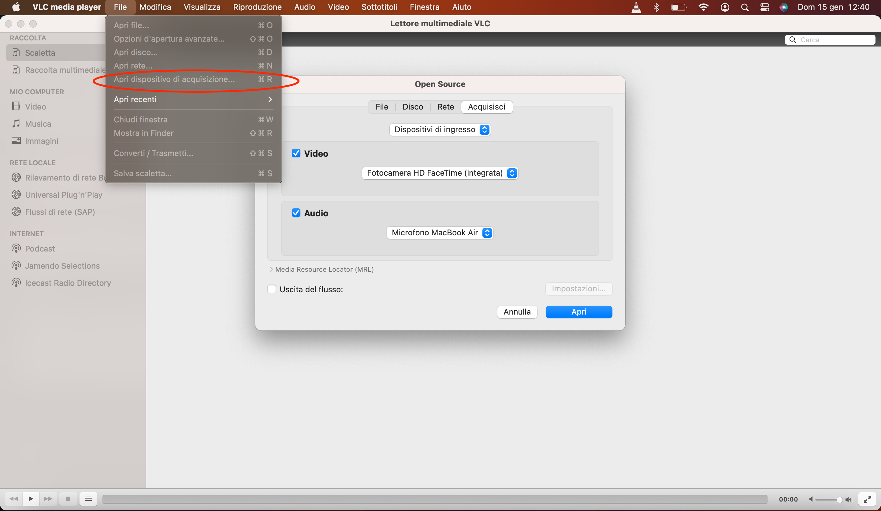 Altri programmi per registrare un video con la webcam