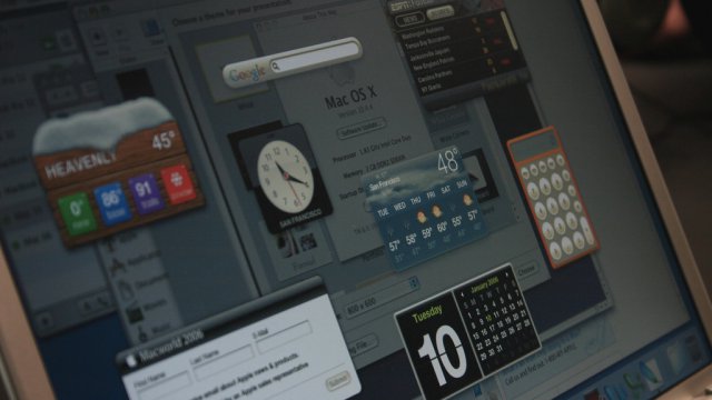 La dashboard di OS X