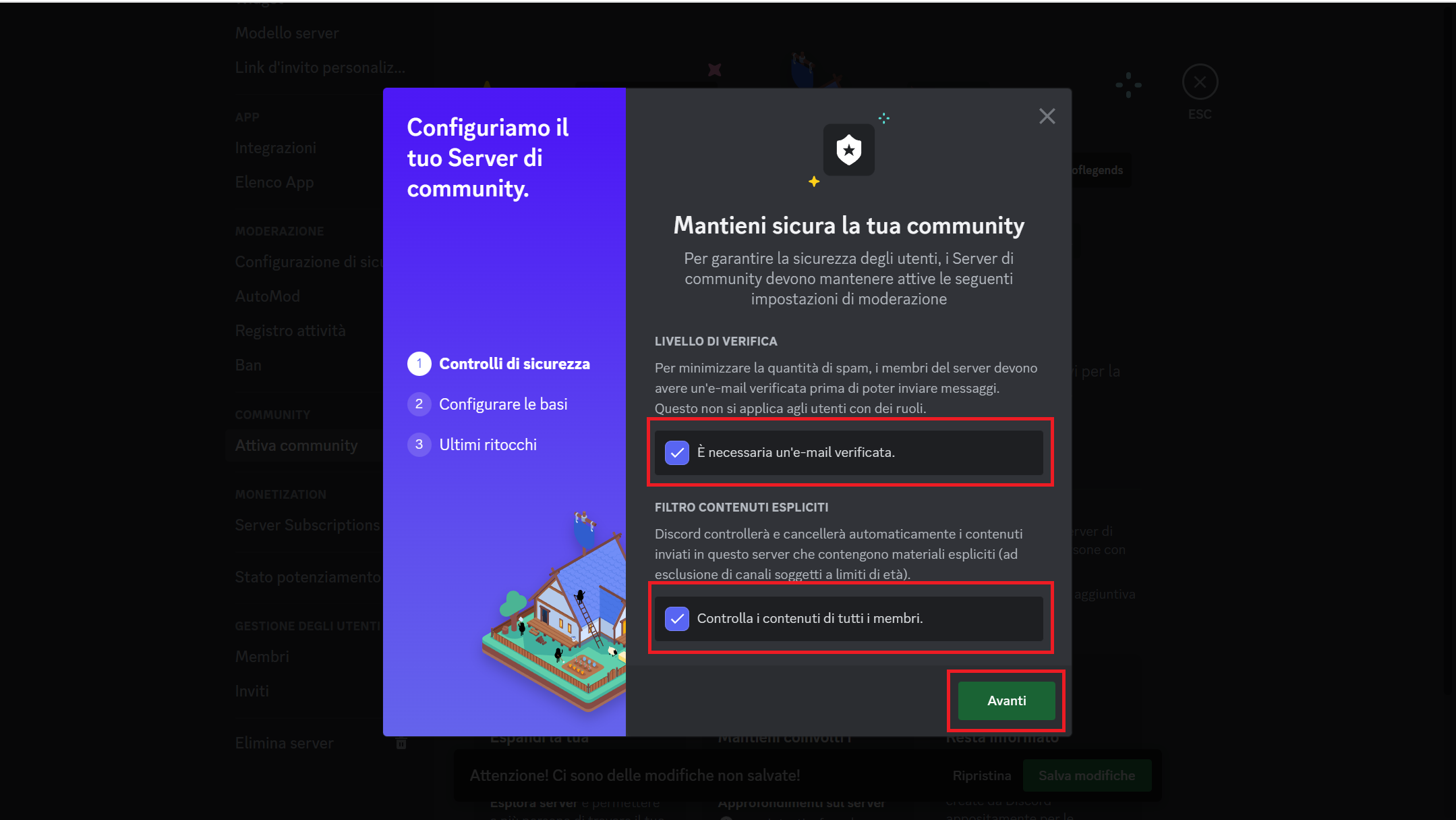Proteggere la community su Discord
