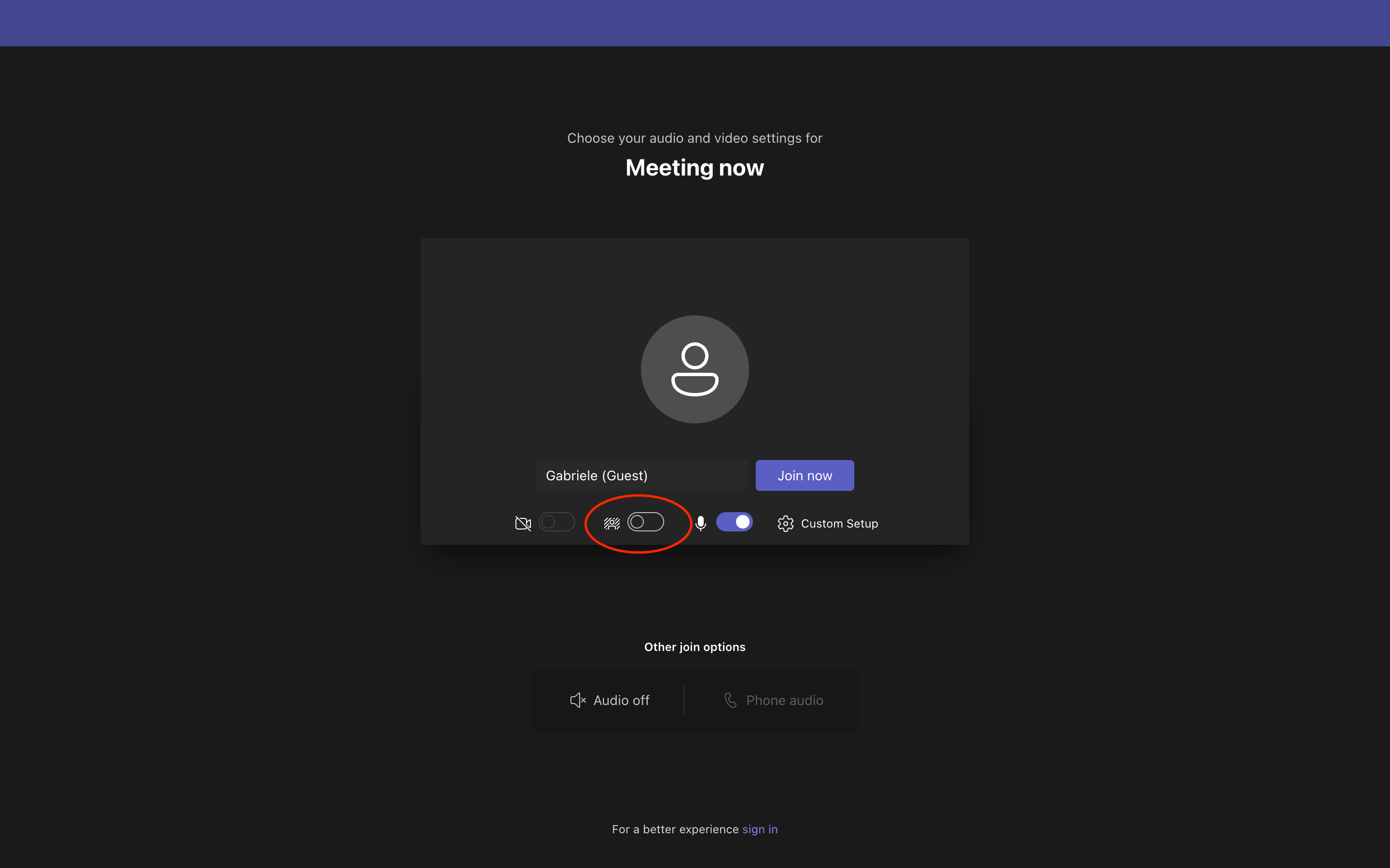 Cambiare sfondo riunione Teams Cambiare sfondo riunione Teams