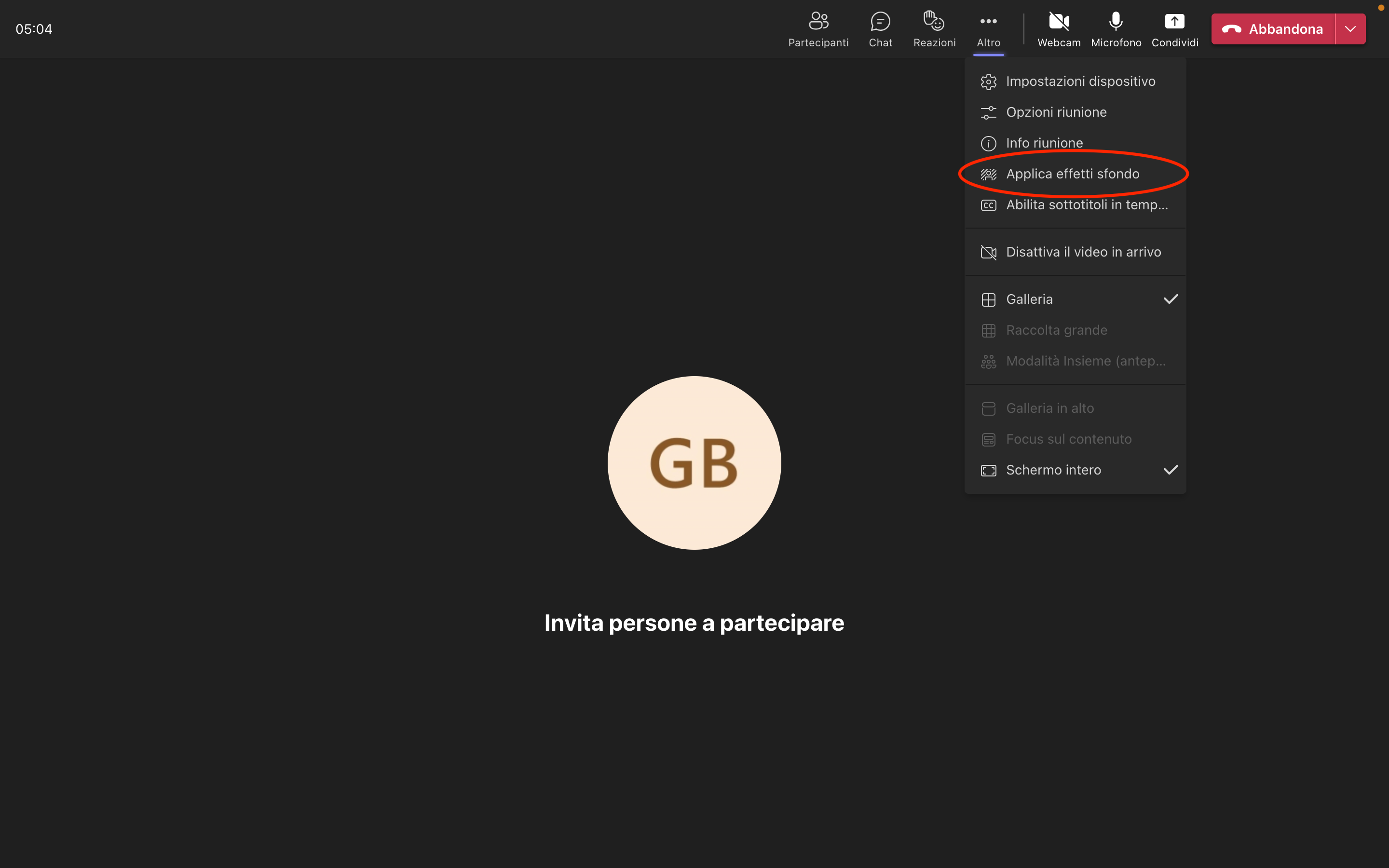 Cambiare sfondo Teams in videoconferenza Cambiare sfondo Teams in videoconferenza
