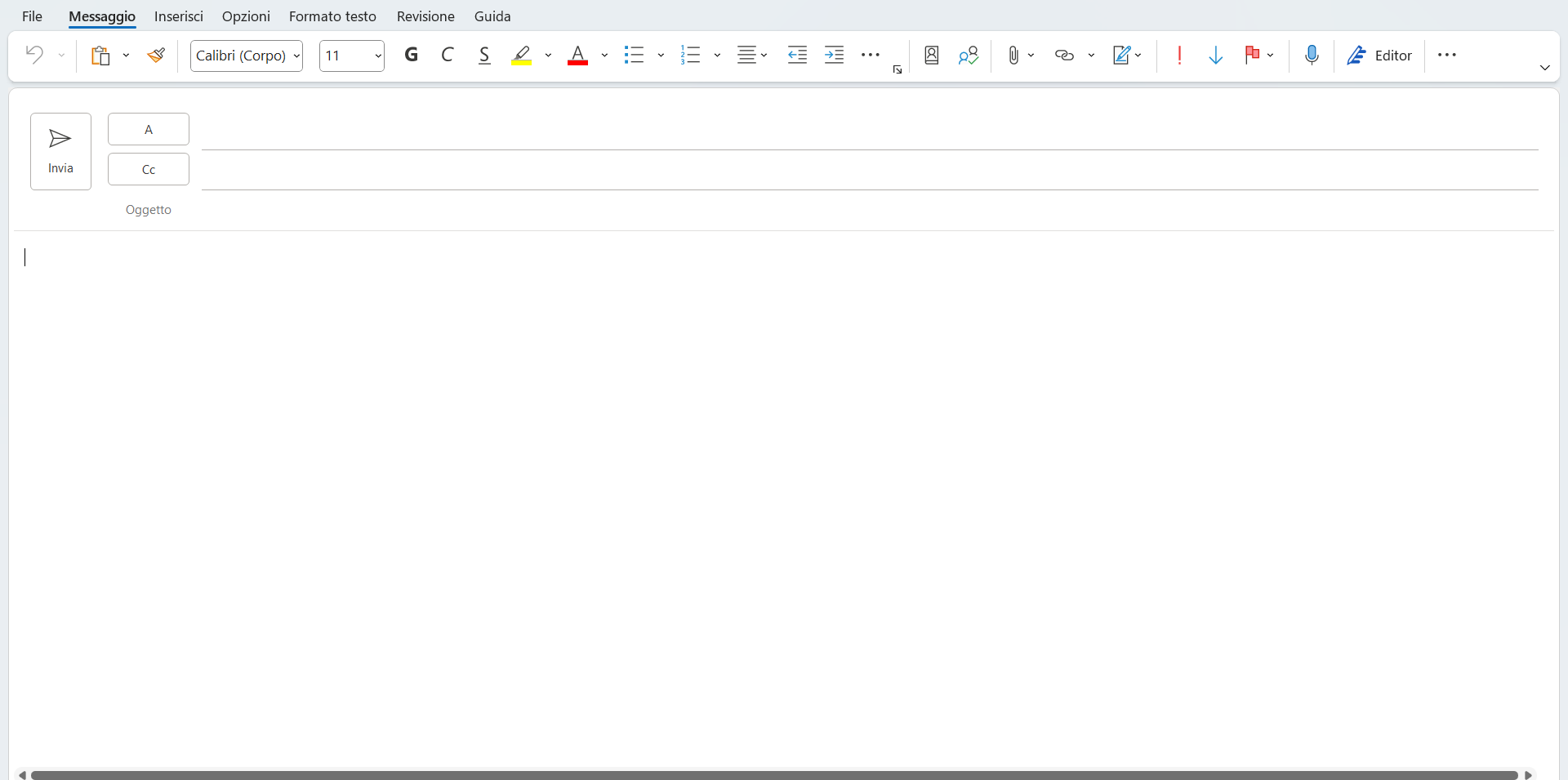 Outlook inviare una mail Outlook inviare una mail