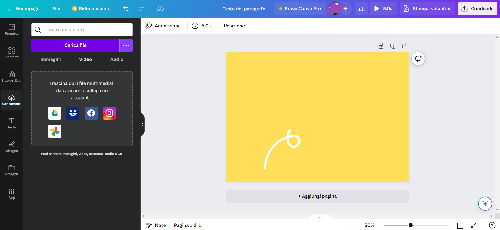 Canva volantini