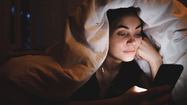 smartphone prima di dormire