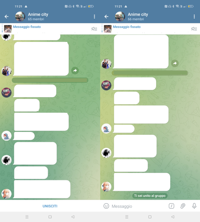 Gruppo Telegram Gruppo Telegram