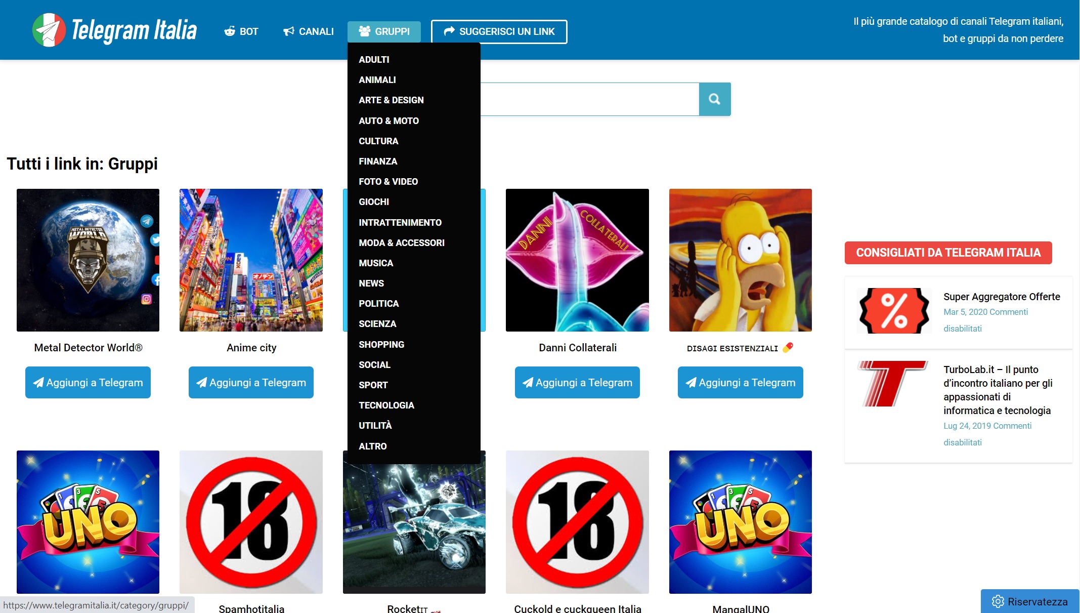 Telegram Italia Telegram Italia