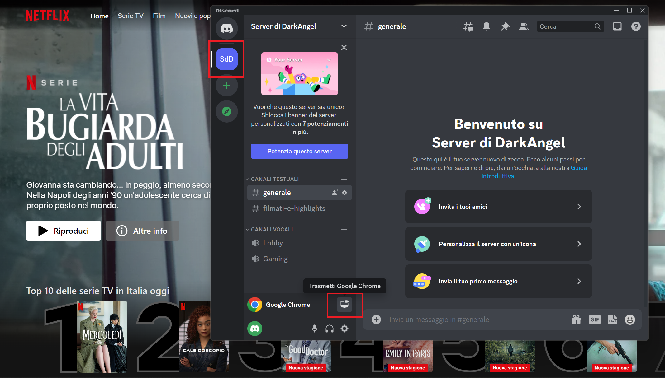 Aprire un server su Discord Aprire un server su Discord