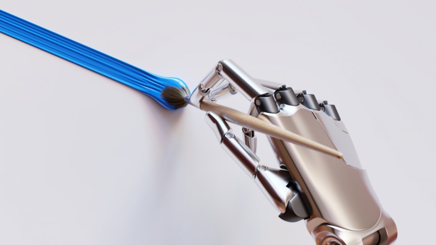 intelligenza artificiale che dipinge