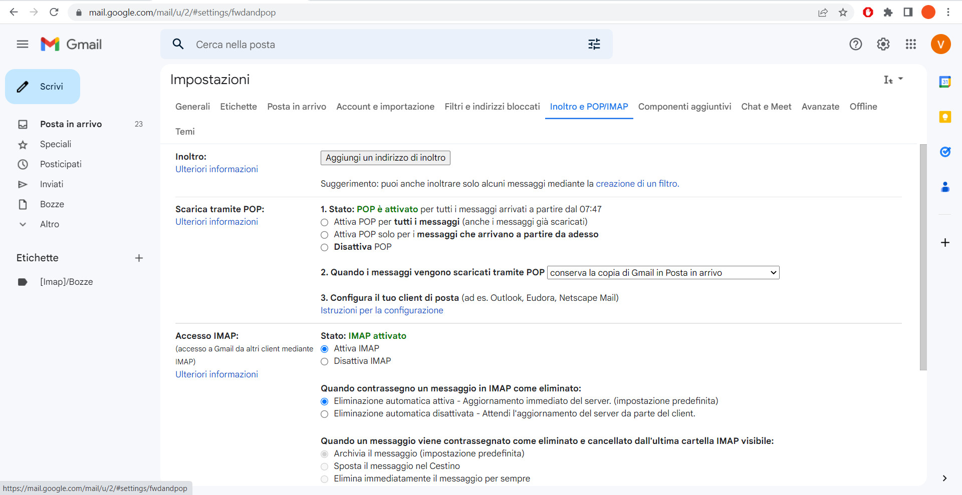 Gmail su Outlook Gmail su Outlook