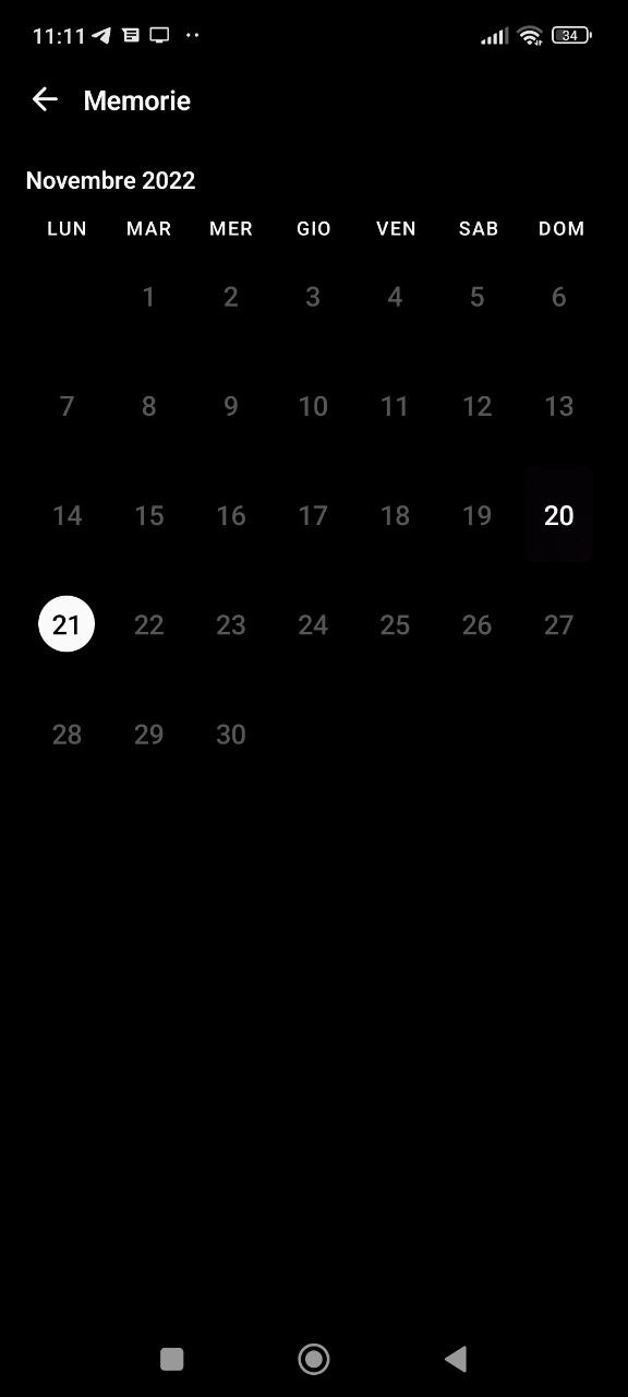 Calendario di BeReal Calendario di BeReal