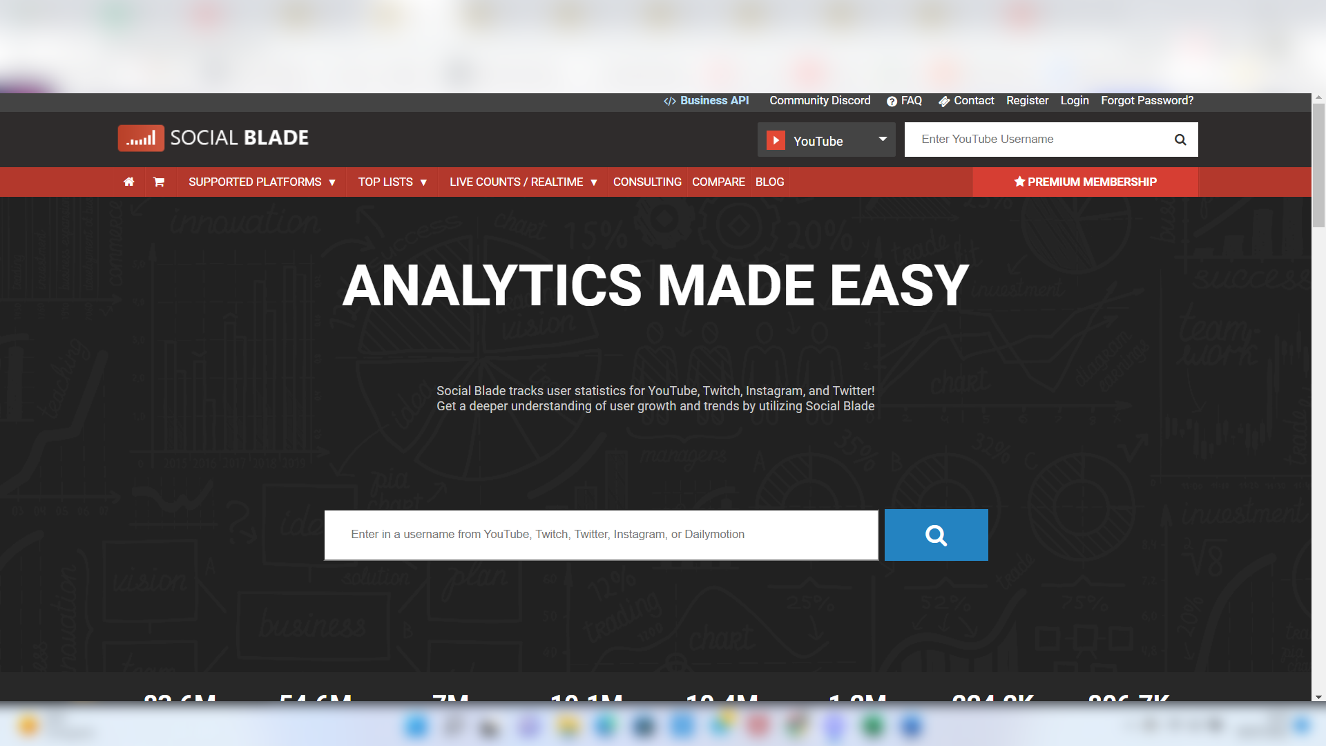 Fare ricerche su social blade Fare ricerche su social blade