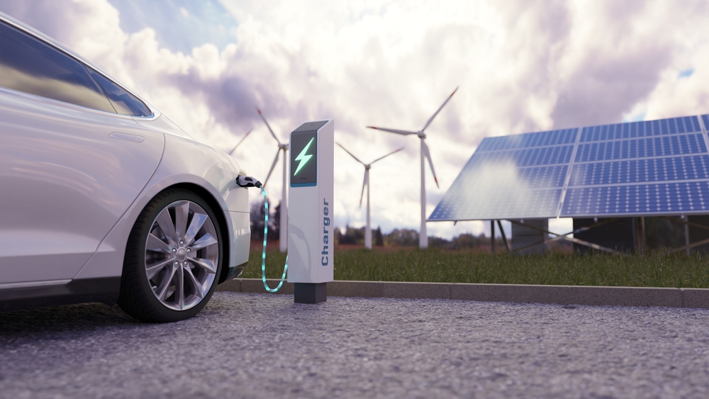 Auto elettrica ricarica