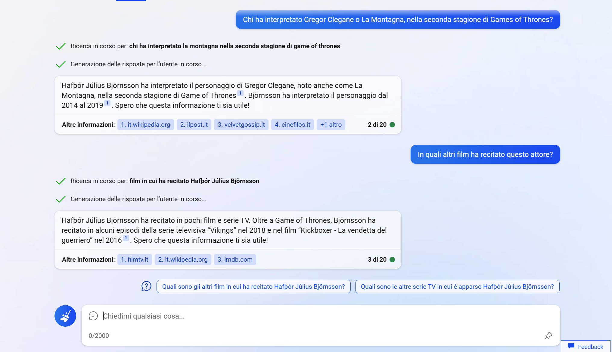 Bing Chat AI 
