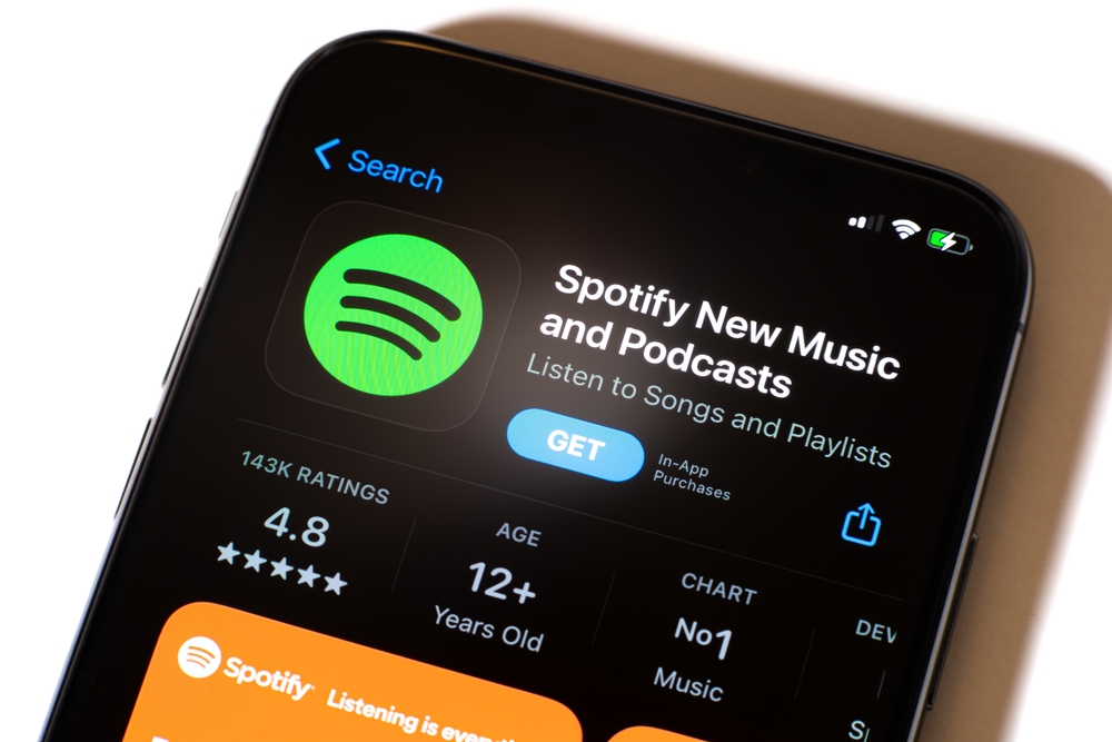 Smartphone-app-spotify