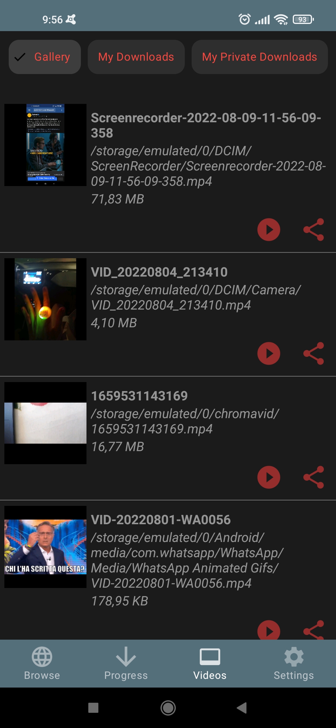 Video Downloader su Smartphone