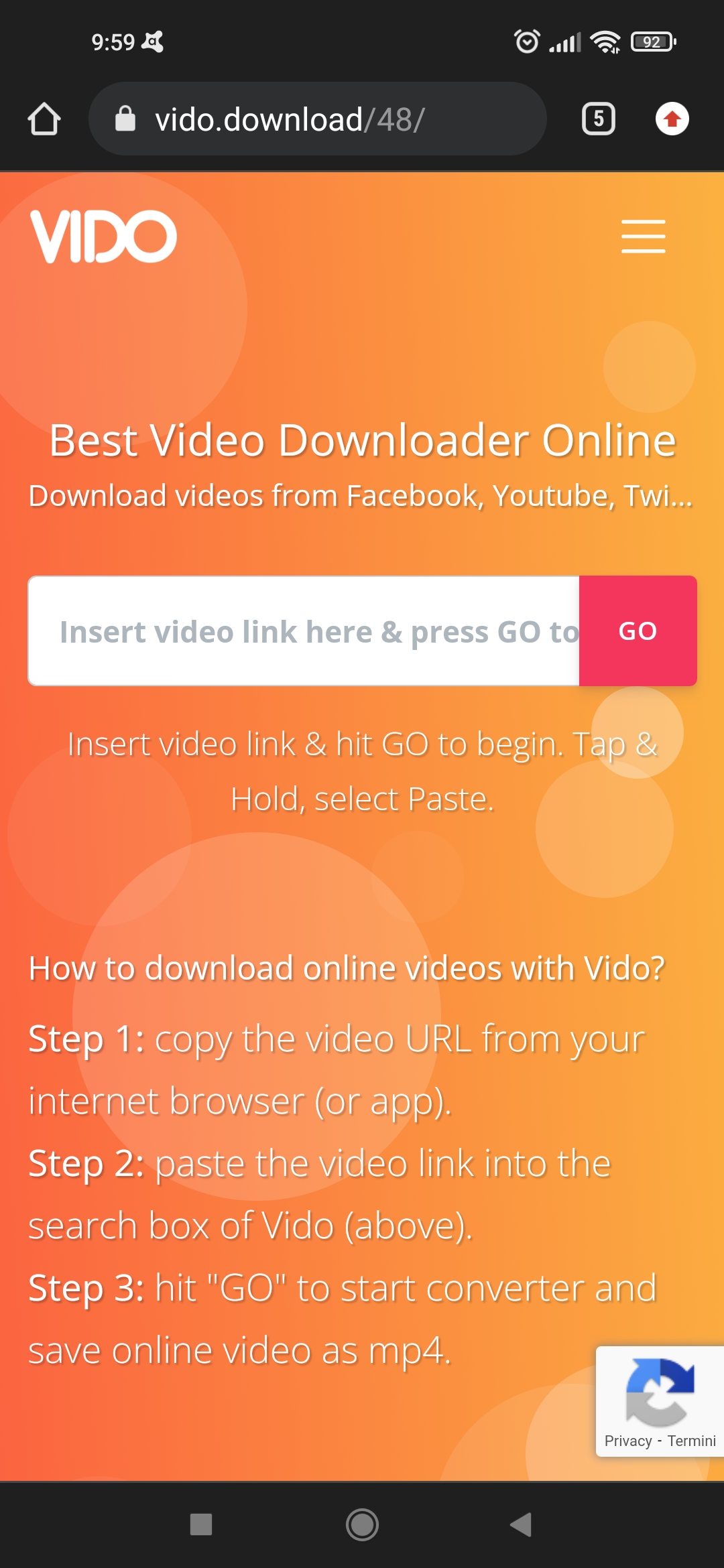 Video da smartphone Video da smartphone
