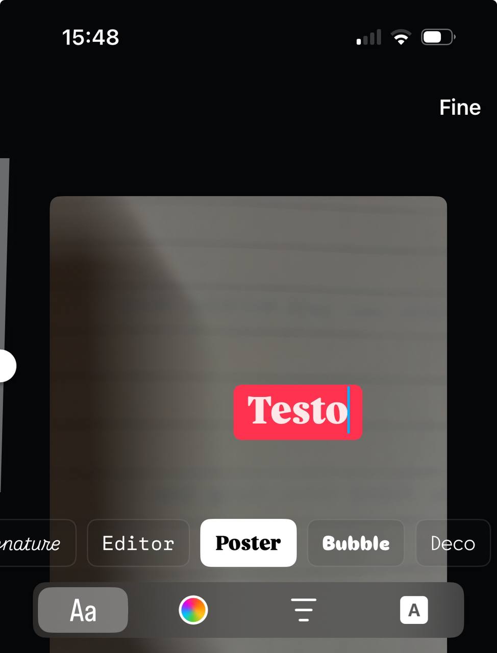 Testo su post di Instagram Testo su post di Instagram