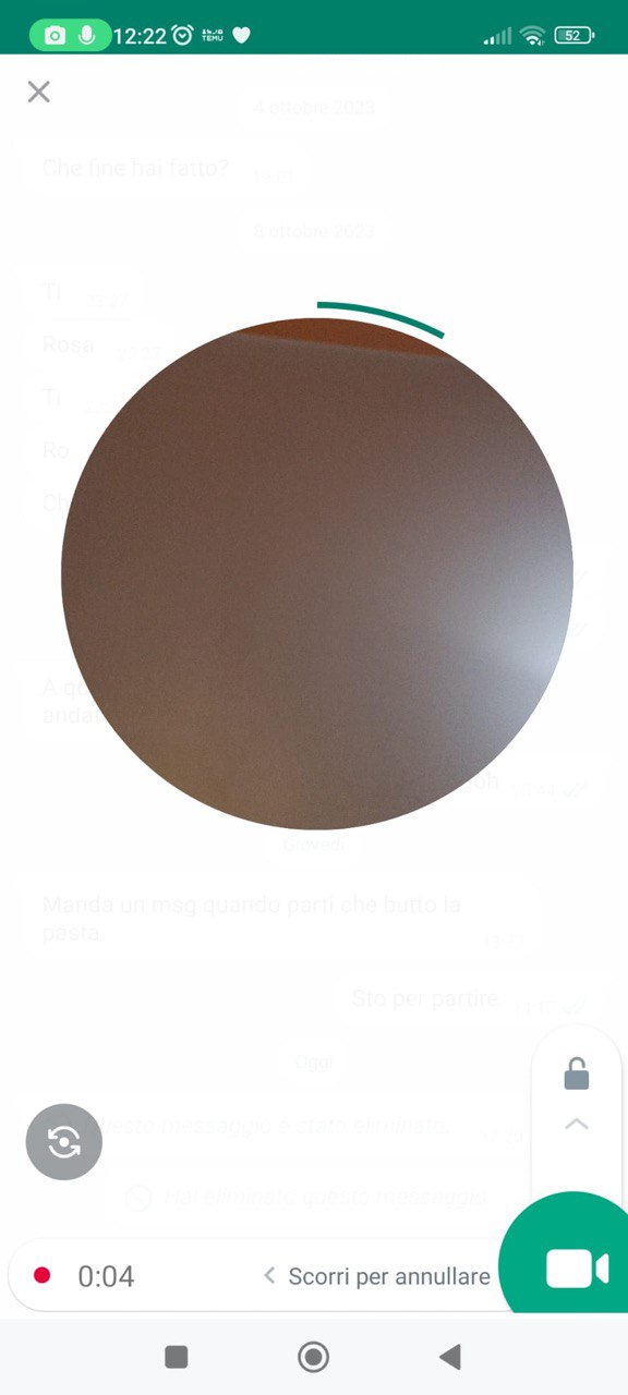 Realizzare videomessaggi whatsapp android Realizzare videomessaggi whatsapp android