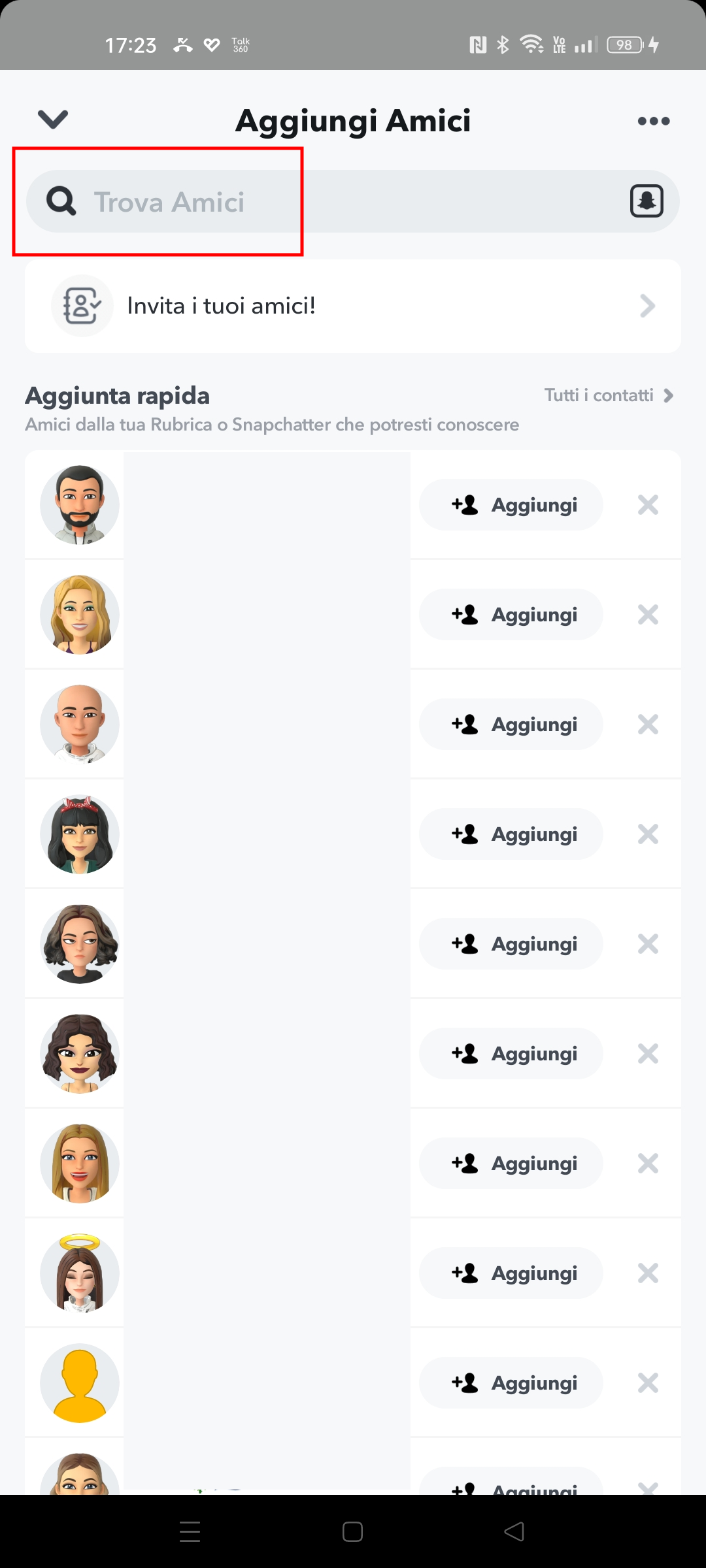 Snapchat, aggiungere amici tramite nome Snapchat, aggiungere amici tramite nome