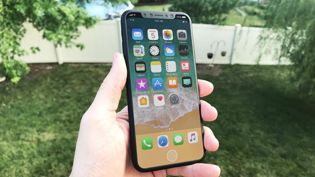 iPhone 8 - modello 3D realizzato da Benjamin Geskin, fonte Twitter.com