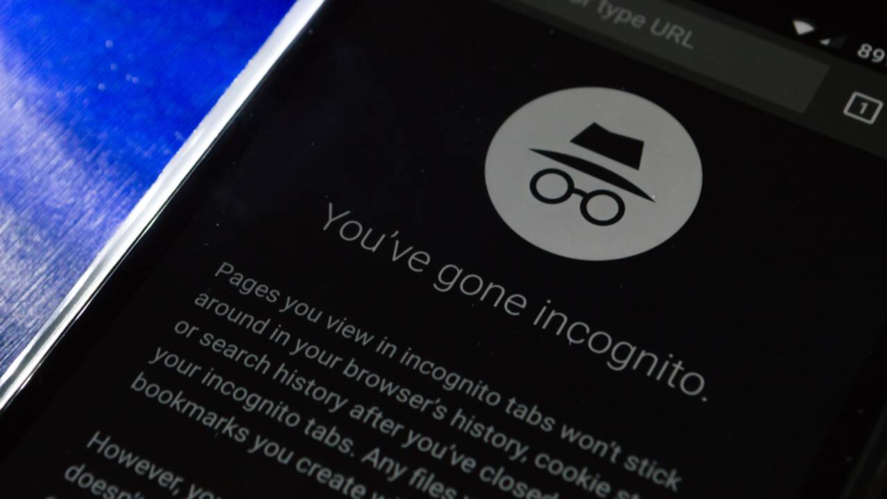 Pagina di navigazione in incognito