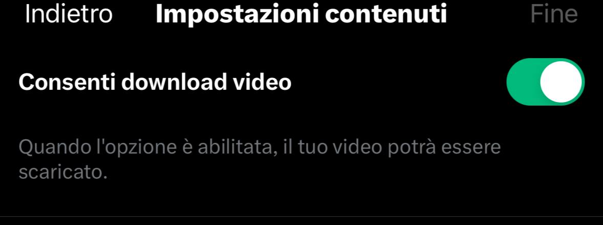 Scaricare video da X autorizzazione