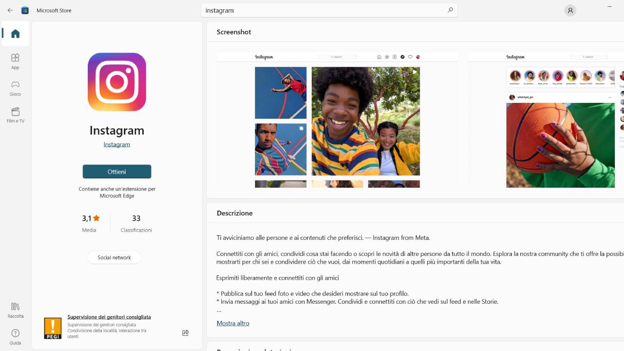 L’app da usare sul PC L’app da usare sul PC
