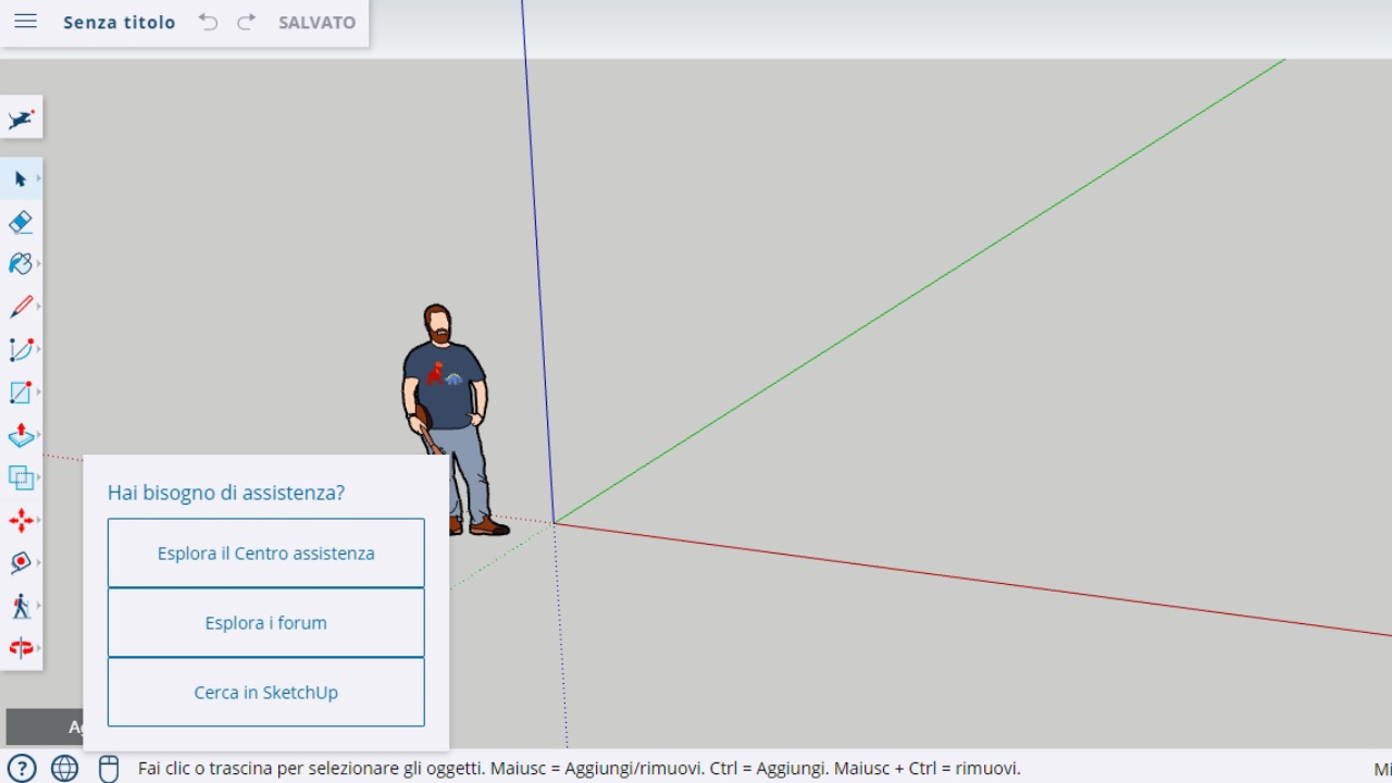 Imparare velocemente ad usare SketchUp