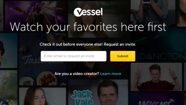 Homepage di Vessel